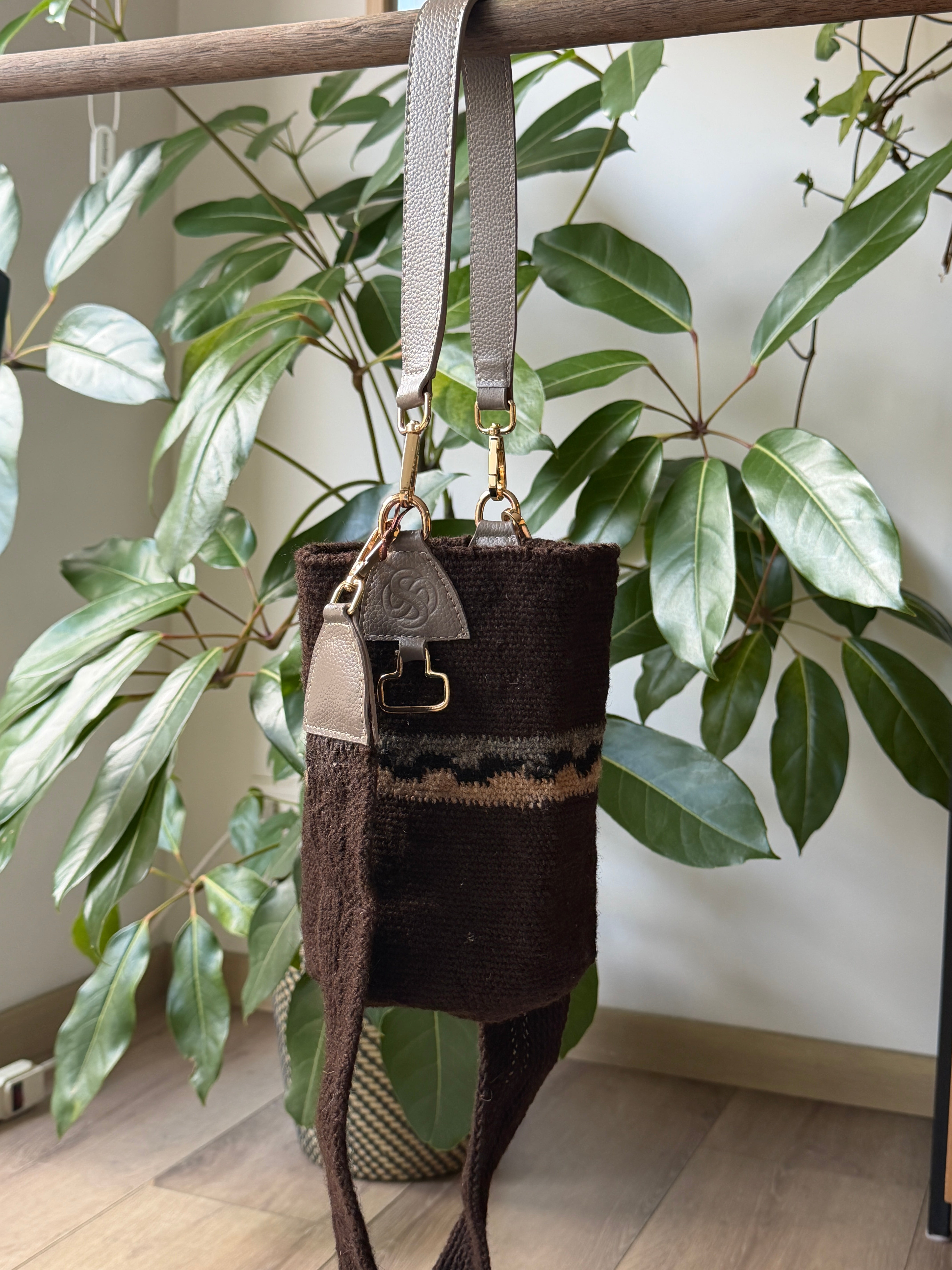 Mochila Arhuaca - Cuero Tierra