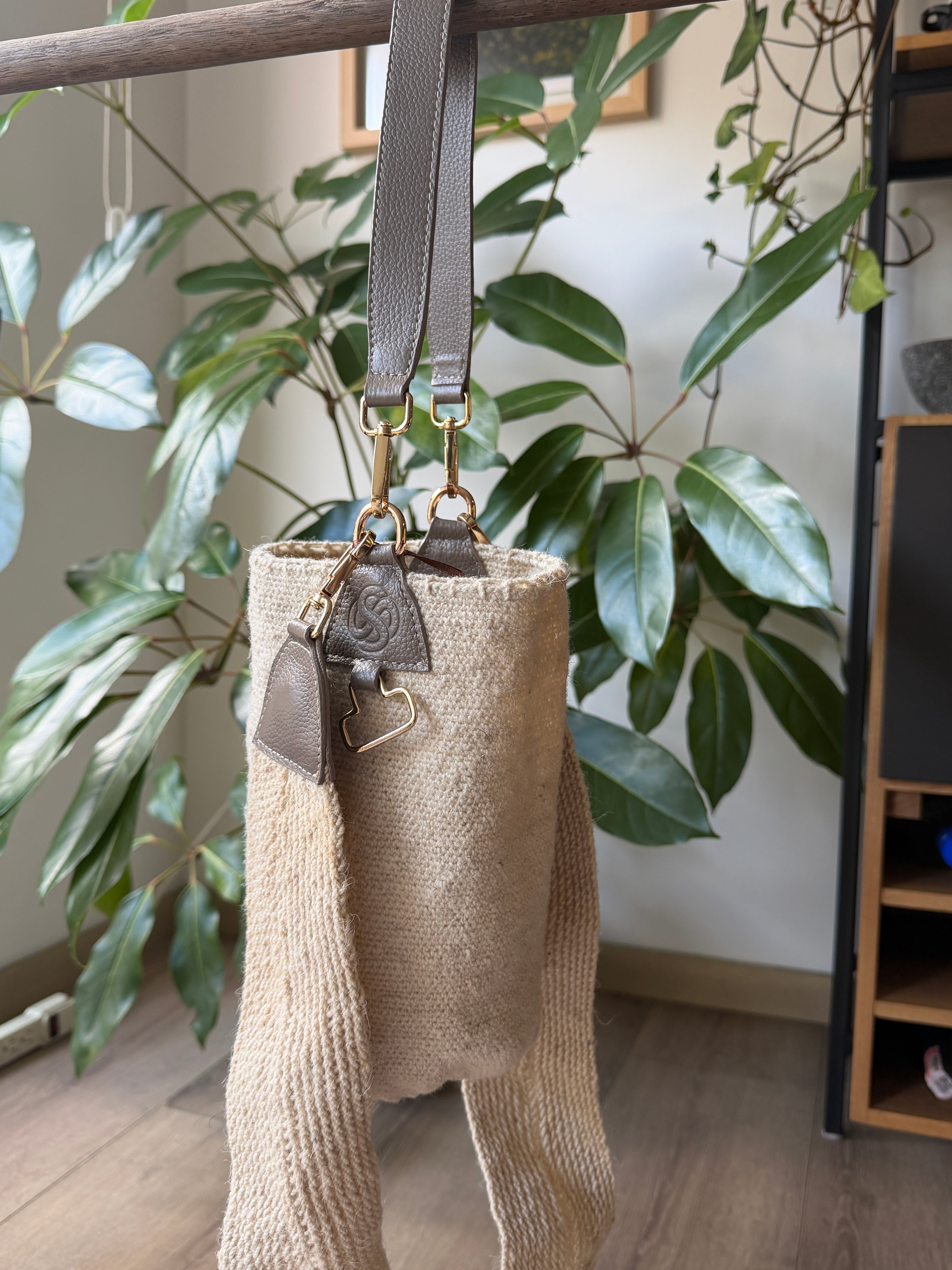 Mochila Arhuaca - Cuero Tierra