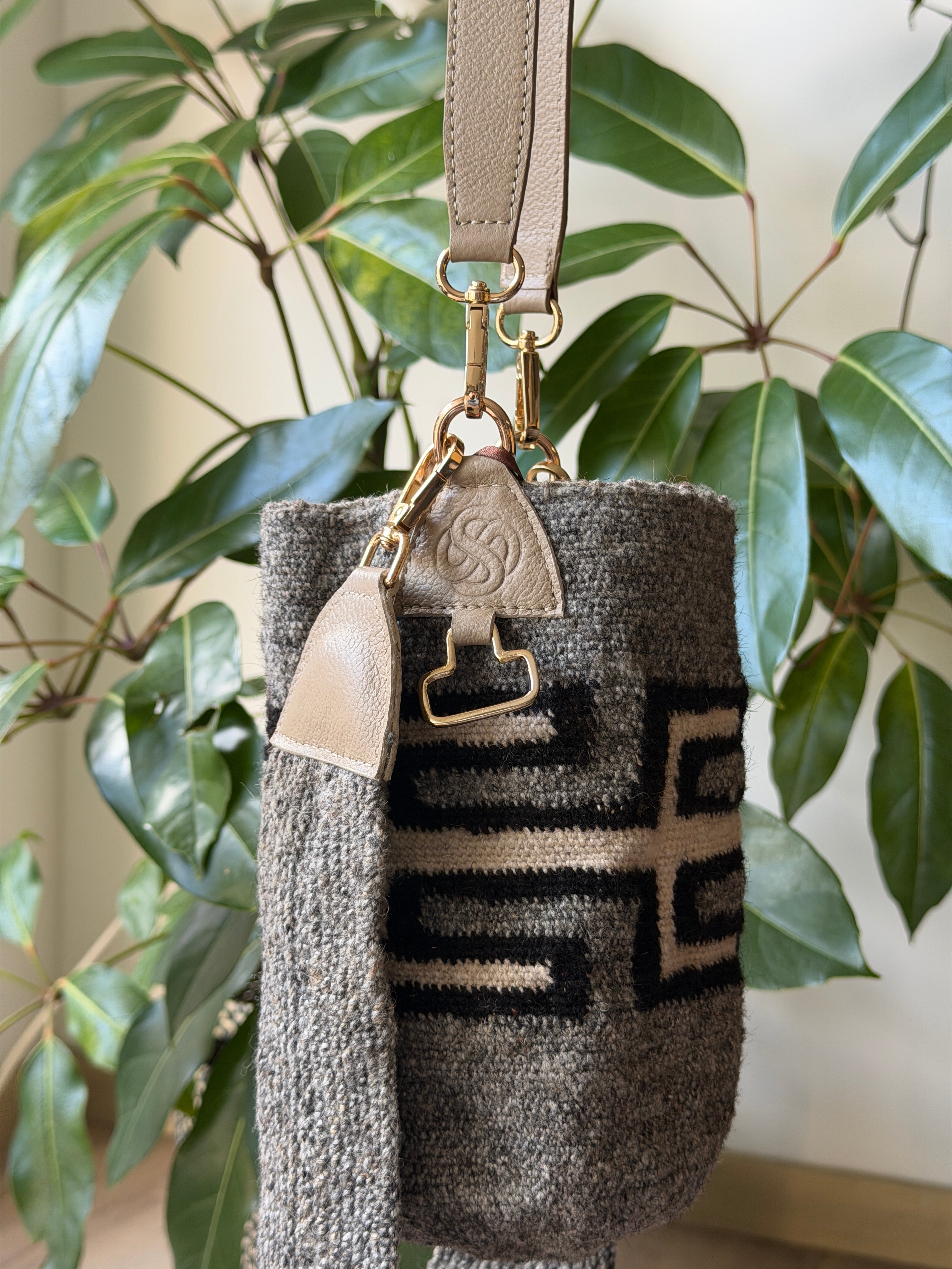 Mochila Arhuaca - Cuero Beige