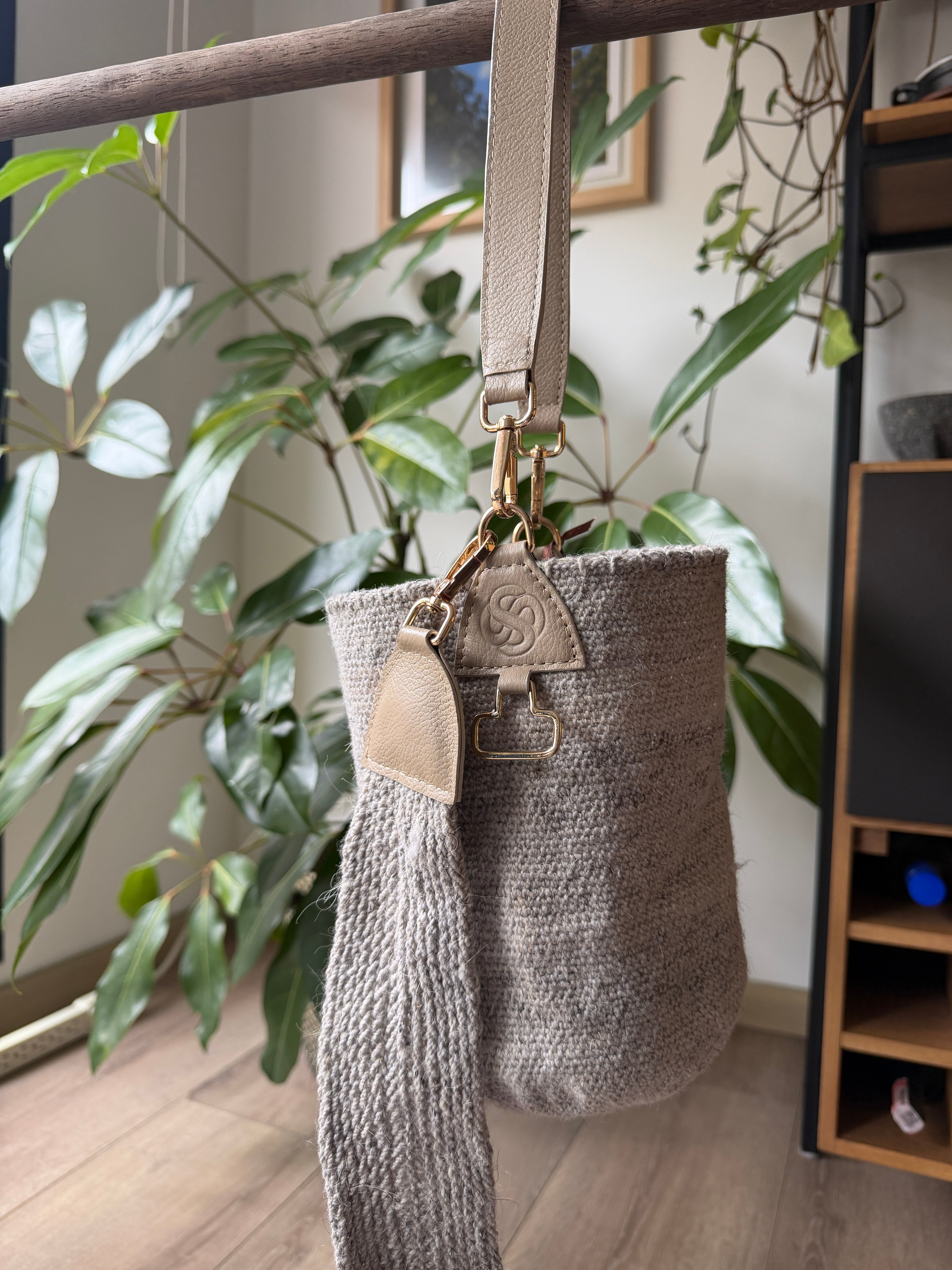 Mochila Arhuaca - Cuero Beige