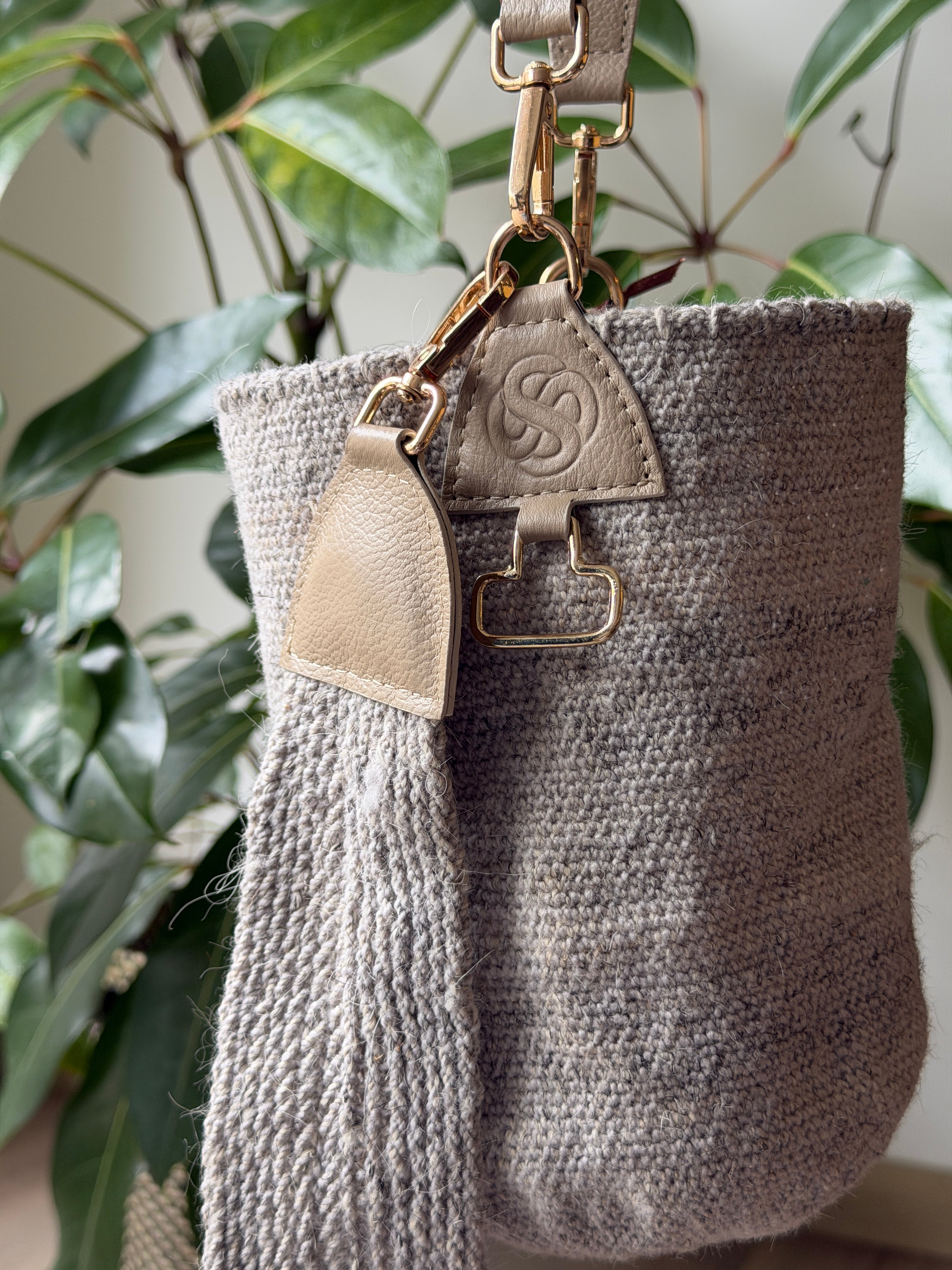Mochila Arhuaca - Cuero Beige