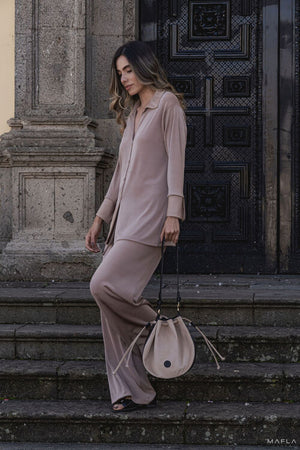 Flora - Negro/Beige image 5